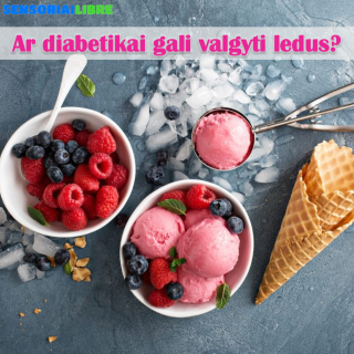 Ar diabetikai gali valgyti ledus?
